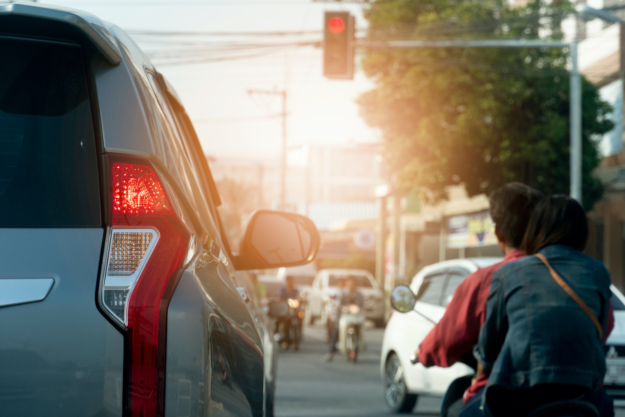 red light accidents