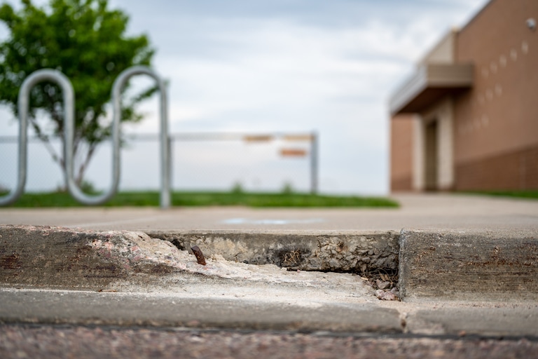 Who's Responsible for Falls on Broken Concrete?